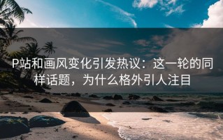 P站和画风变化引发热议：这一轮的同样话题，为什么格外引人注目